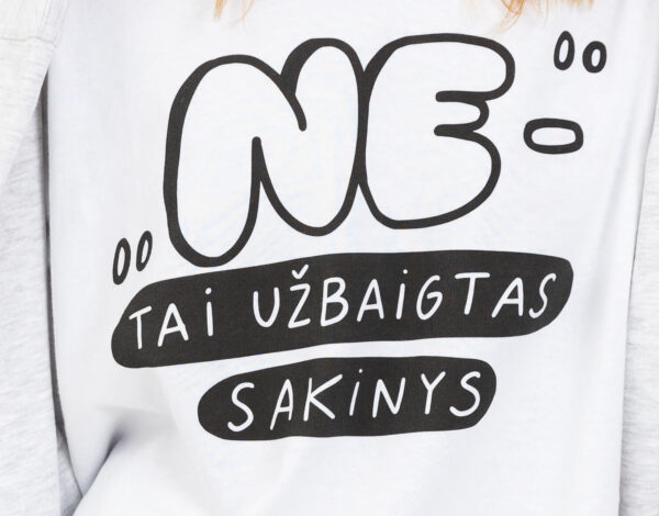 Marškinėliai „NE”